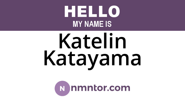 Katelin Katayama