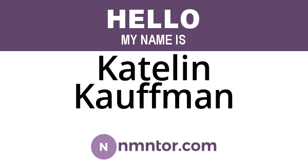 Katelin Kauffman