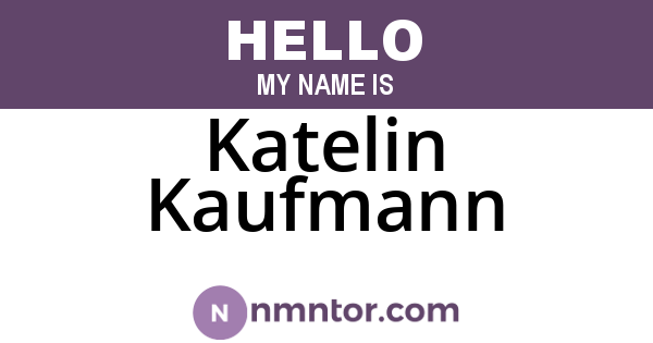 Katelin Kaufmann