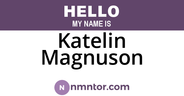 Katelin Magnuson