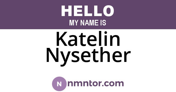 Katelin Nysether