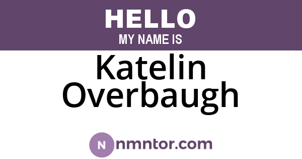 Katelin Overbaugh