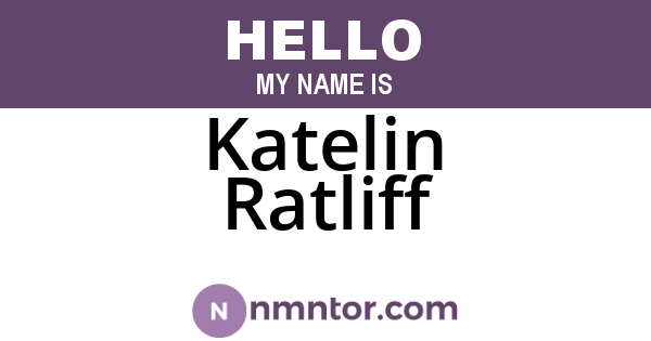 Katelin Ratliff
