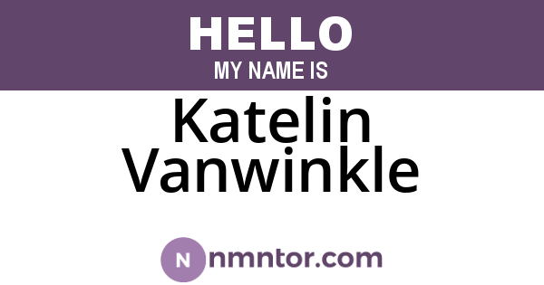 Katelin Vanwinkle