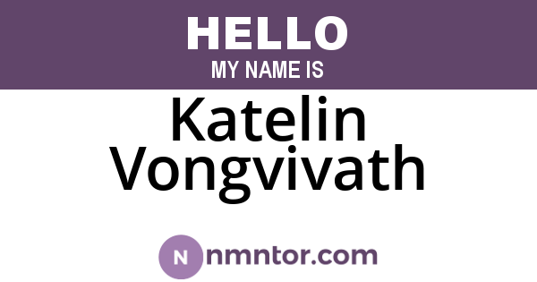 Katelin Vongvivath
