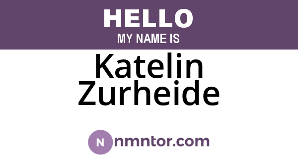 Katelin Zurheide