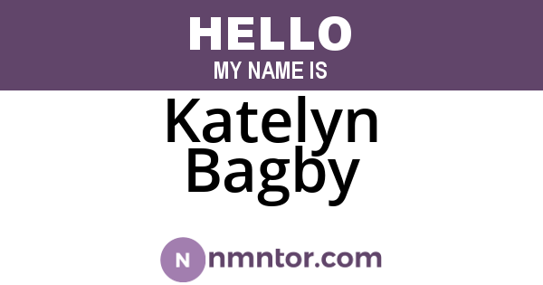 Katelyn Bagby