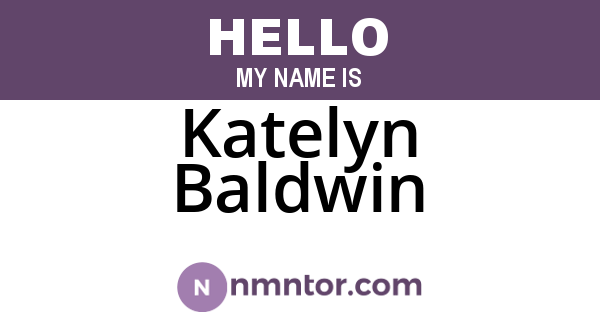Katelyn Baldwin