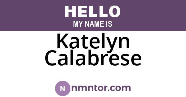 Katelyn Calabrese