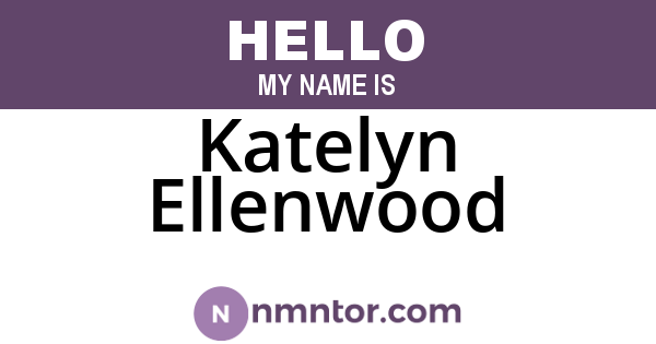 Katelyn Ellenwood