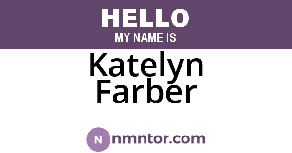 Katelyn Farber