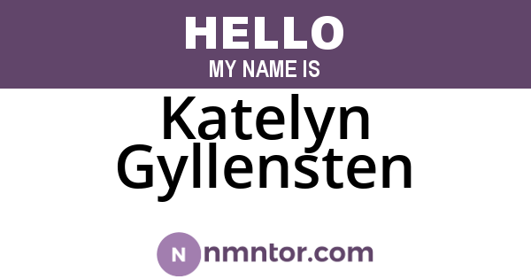 Katelyn Gyllensten