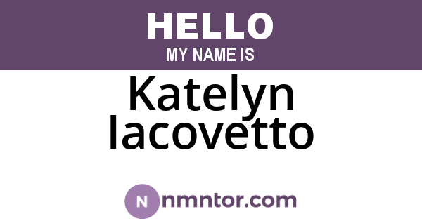 Katelyn Iacovetto