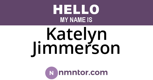 Katelyn Jimmerson