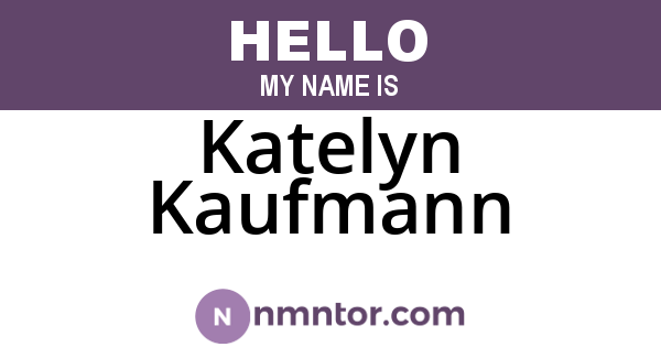Katelyn Kaufmann
