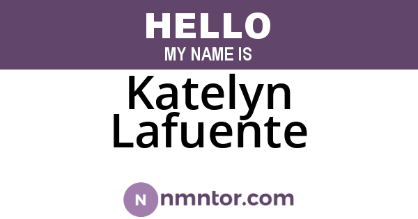 Katelyn Lafuente