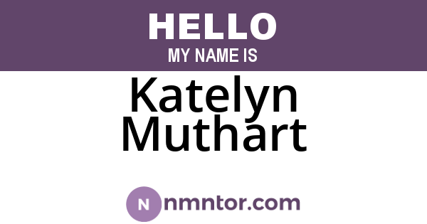 Katelyn Muthart
