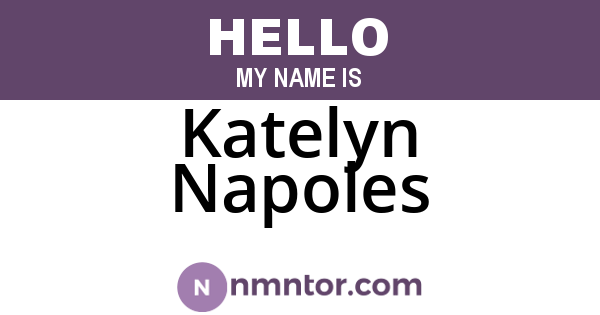 Katelyn Napoles