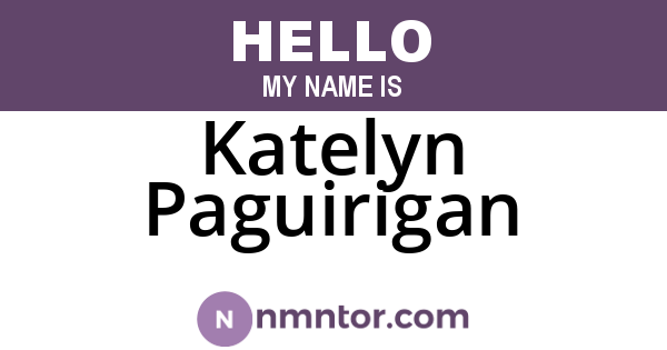Katelyn Paguirigan