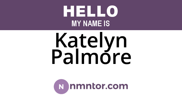Katelyn Palmore
