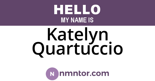 Katelyn Quartuccio