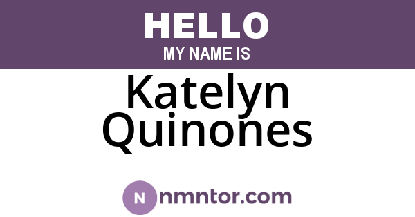 Katelyn Quinones