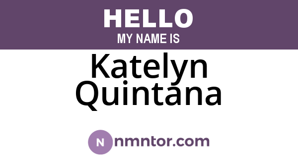 Katelyn Quintana