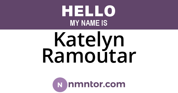 Katelyn Ramoutar