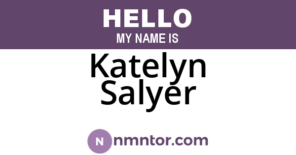 Katelyn Salyer