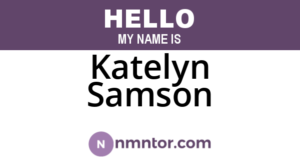 Katelyn Samson