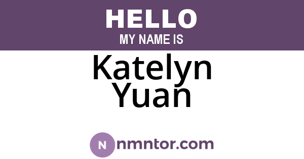 Katelyn Yuan