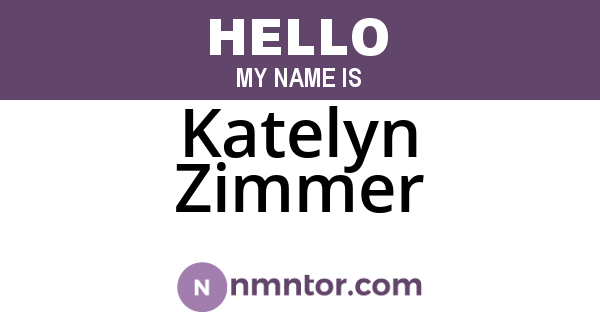 Katelyn Zimmer