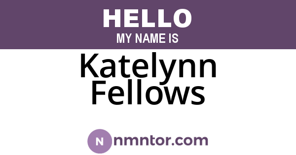 Katelynn Fellows
