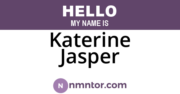 Katerine Jasper