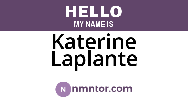 Katerine Laplante