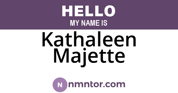 Kathaleen Majette