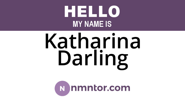 Katharina Darling