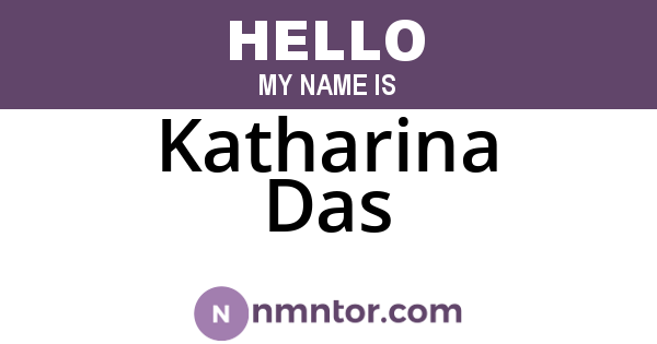 Katharina Das