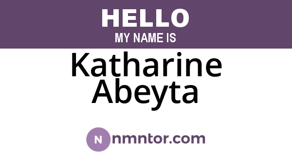 Katharine Abeyta