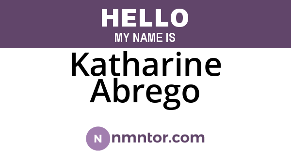 Katharine Abrego