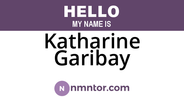 Katharine Garibay