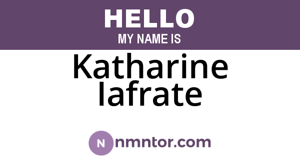 Katharine Iafrate