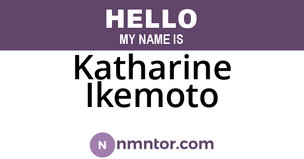 Katharine Ikemoto