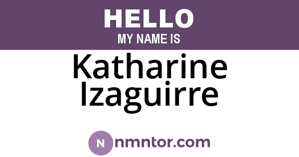 Katharine Izaguirre