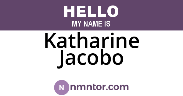 Katharine Jacobo
