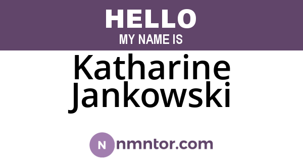 Katharine Jankowski