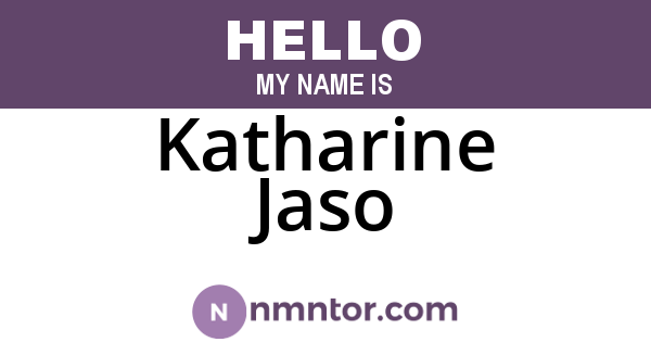Katharine Jaso