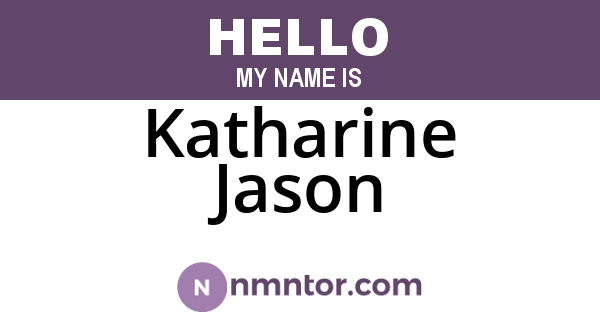 Katharine Jason