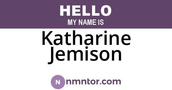 Katharine Jemison
