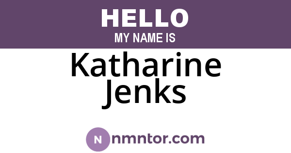 Katharine Jenks